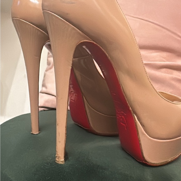 Authentic Christian Louboutin nude heels! - Picture 2 of 8